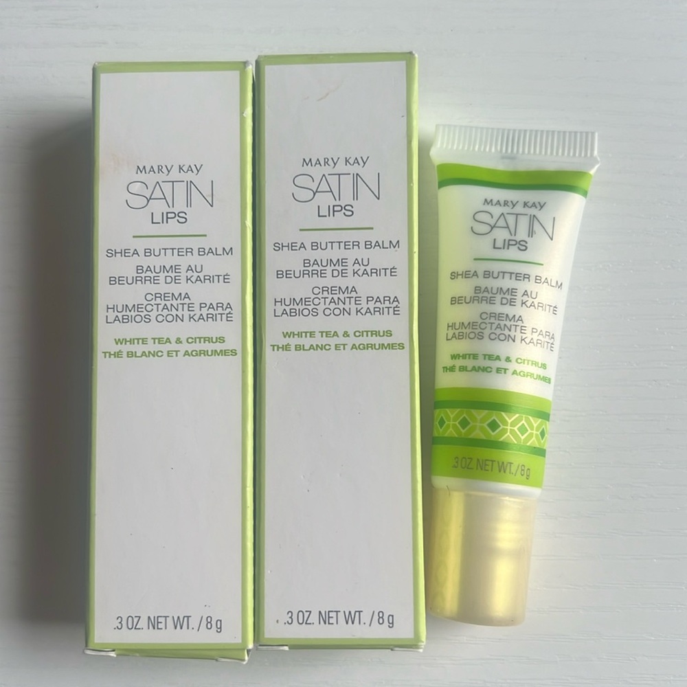 Satin Lips Shea Butter Balm  Mary Kay NEW (2pack)